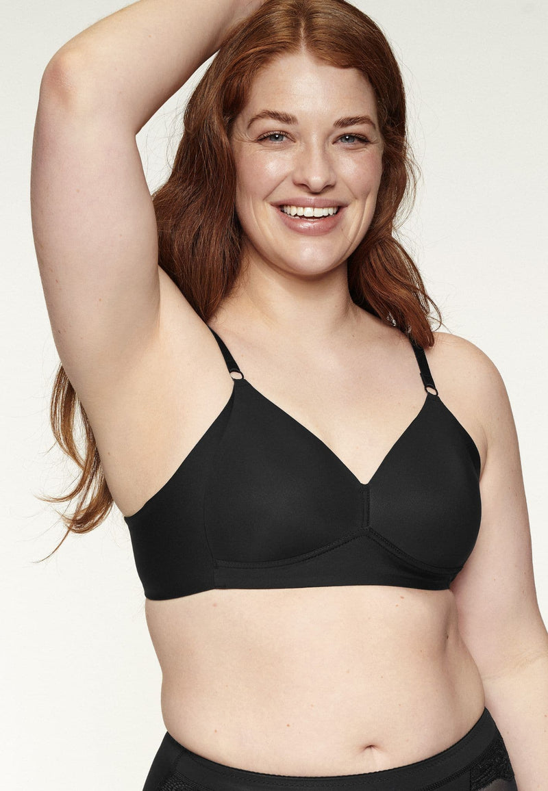 Naturana Mounded Soft Cup Bra | Black 5232