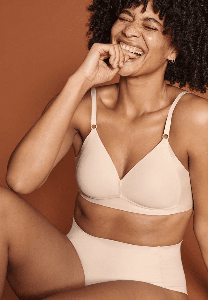 Naturana Mounded Soft Cup Bra |Light Beige 5232