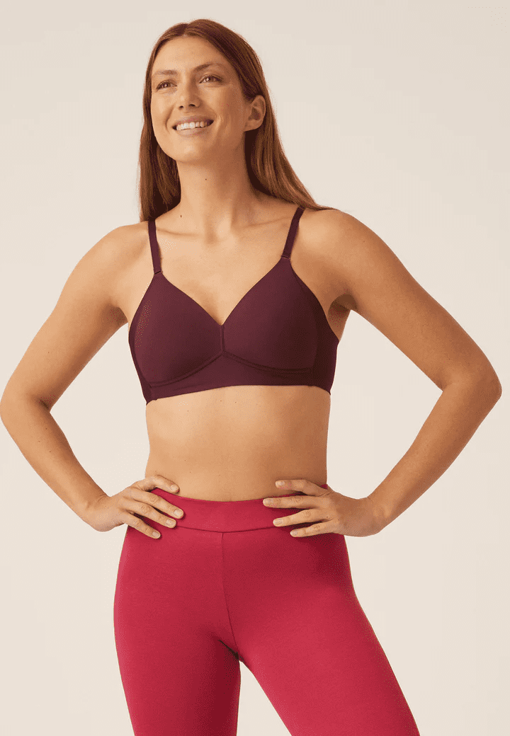 Naturana Mounded Soft Cup Bra |Wine 5232