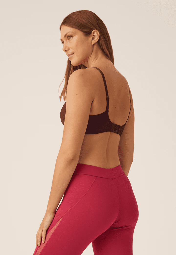 Naturana Mounded Soft Cup Bra |Wine 5232