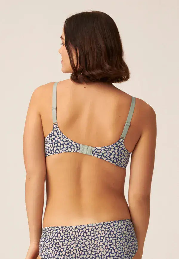 Naturana Padded Non Wire Moulded Bra | Mint Green 5119