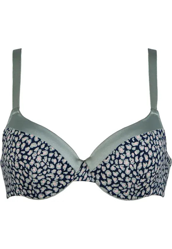 Naturana Padded Non Wire Moulded Bra | Mint Green 5119