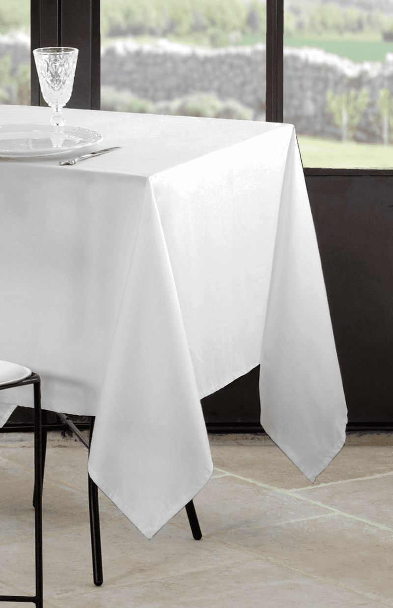Nelson 180x180cm Table Cloth White