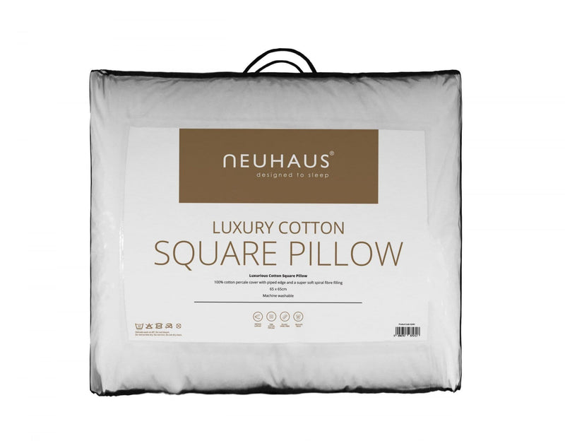Neuhaus Luxury Pure Cotton Filled Square Pillow (65x65cm)