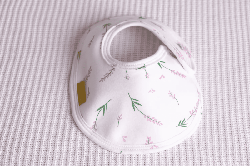 NEW LAVENDER ORGANIC COTTON LITTLEBOO BABY BIB