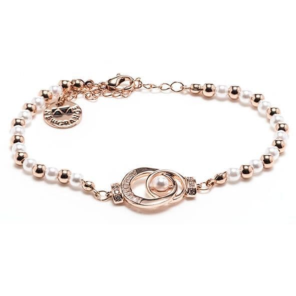 Newgrange Bracelet Rose Gold With Pearls | Rose Gold 600350