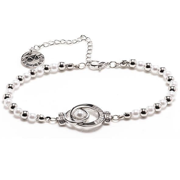 Newgrange Bracelet Silver With Pearls | Silver 600349