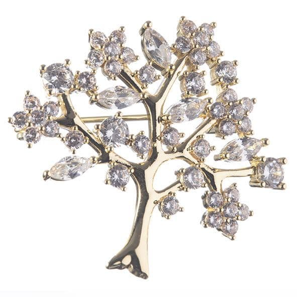 Newgrange Brooch Tree Of Life   | Gold 600330