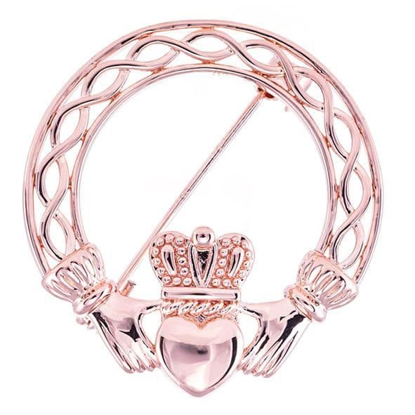 Newgrange Cadagh Brouch | Rose Gold 600382