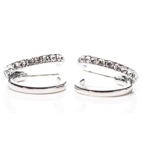 Newgrange Double Loop Earrings | Silver 600333