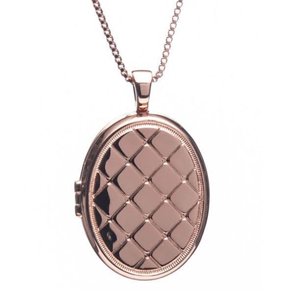 Newgrange Locket Pendant   | Rose Gold 600315