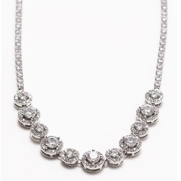 Newgrange Pendant Diamond Cluster | Silver 600362