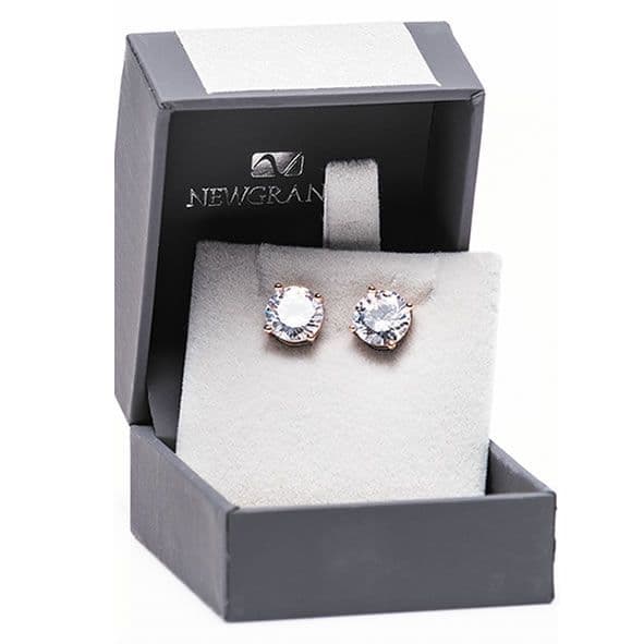 Newgrange Stone Earrings | Rose Gold  600300