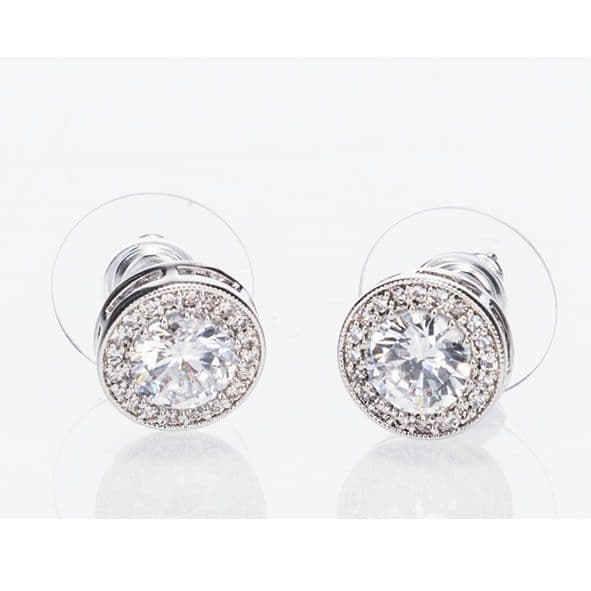 Newgrange Stone Earrings | Silver 600301