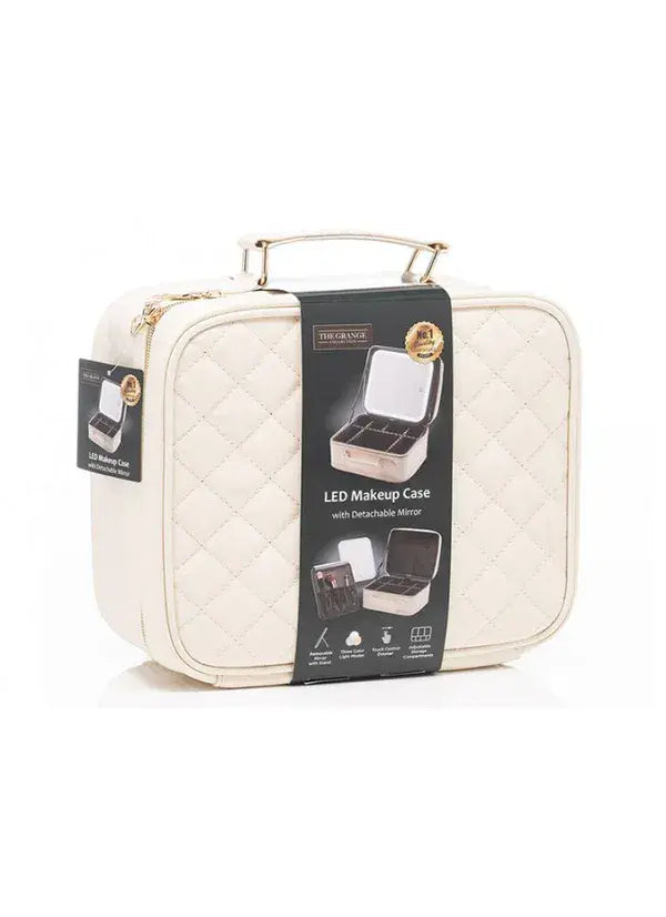 Newgrange The Travel Case  Portable Make Up Mirror 26x23x11cm | Cream HB168