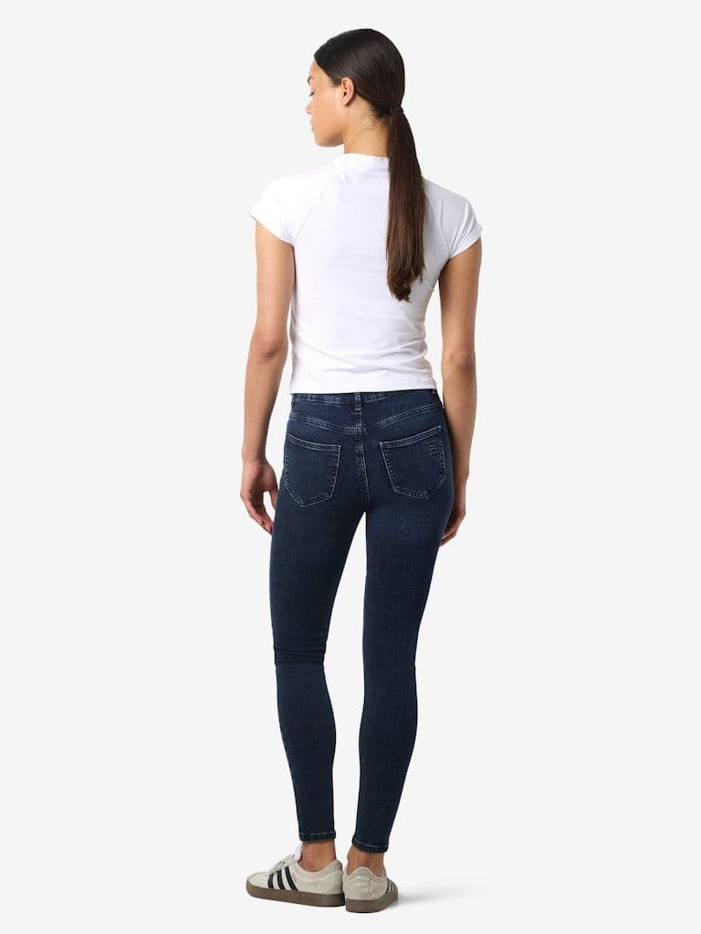 Noisy May Sendie HW Authentic Skinny Jeans | Dark Blue