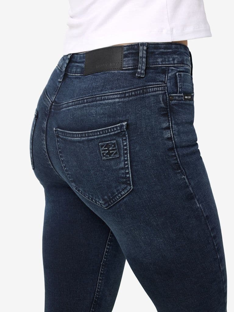 Noisy May Sendie HW Authentic Skinny Jeans | Dark Blue
