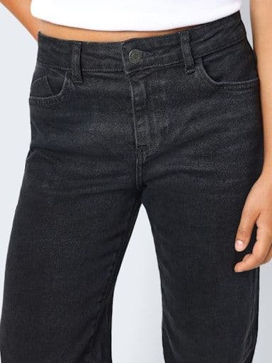Noisy May Yolanda NW Wide Jeans | Black