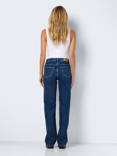 Noisy May Yolanda NW Wide Jeans  | Dark Blue