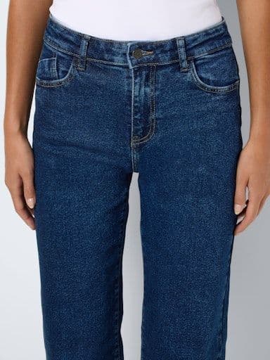 Noisy May Yolanda NW Wide Jeans  | Dark Blue