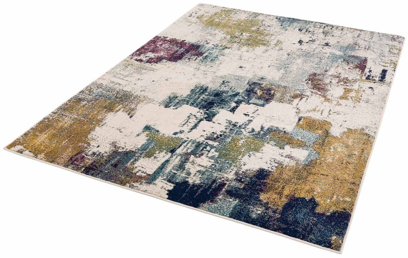 Nova Rug NV22 abstract mustard
