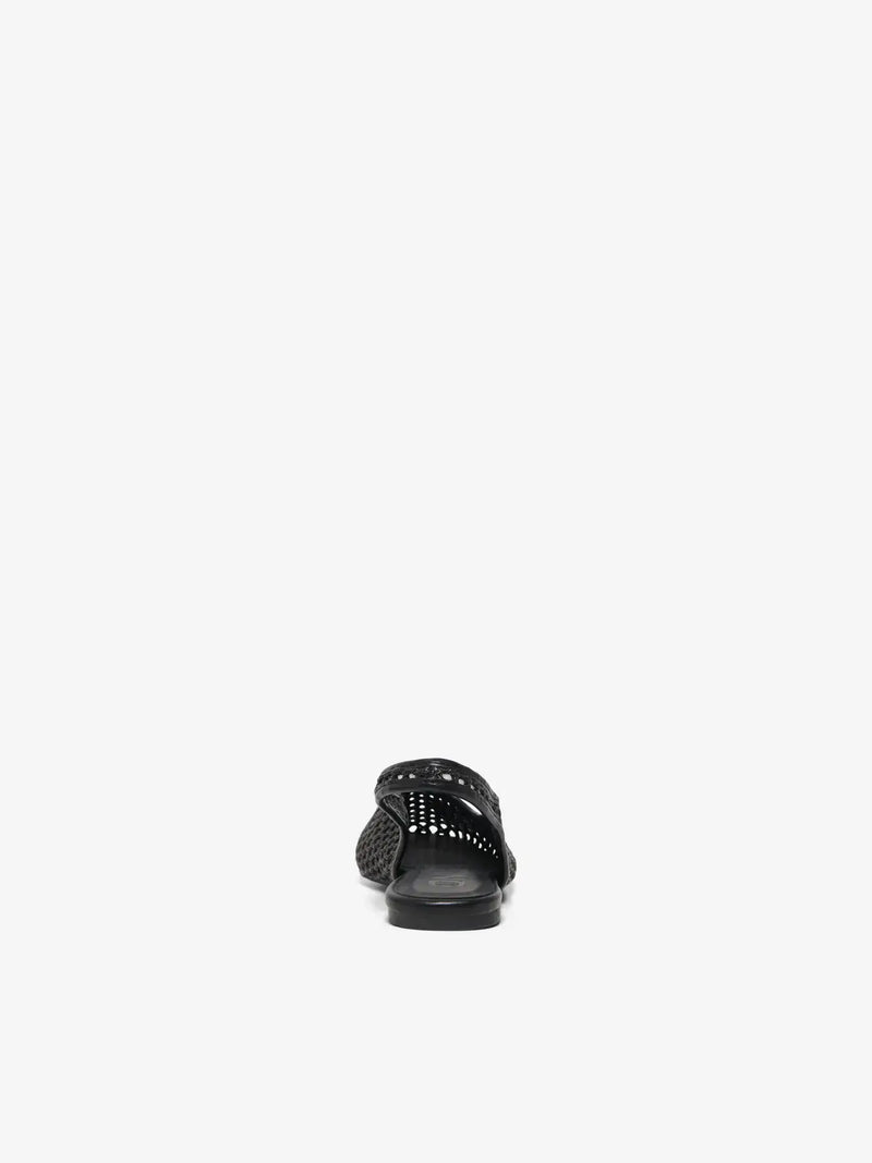 ONLY Akira 7 Woven Sling Back Ballerina | Black