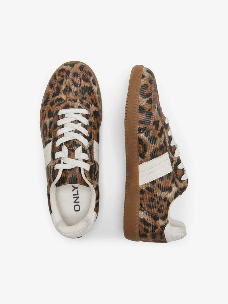 ONLY Amber PU Sneaker | Sand