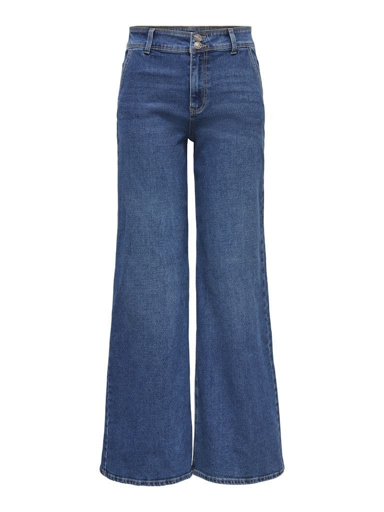 ONLY Astoria HW Wide Denim | Med Blue