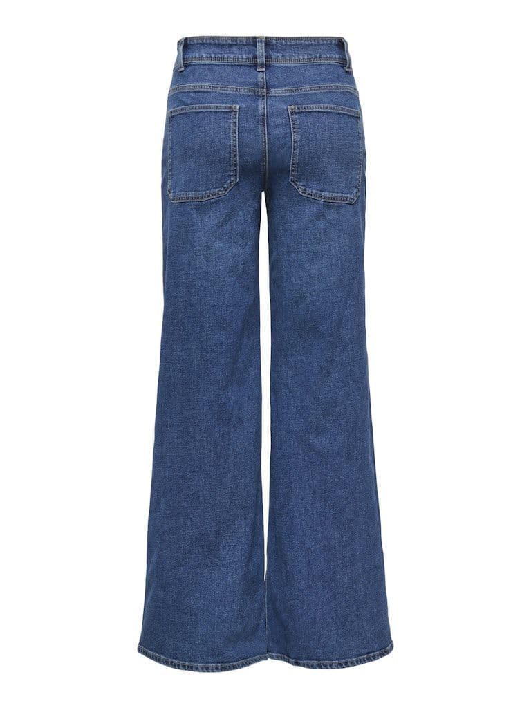 ONLY Astoria HW Wide Denim | Med Blue