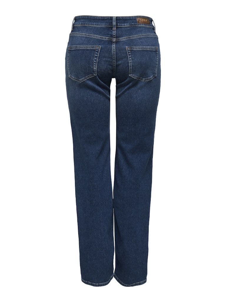 ONLY Blush Mid Straight Denim |Jeans Dark Blue