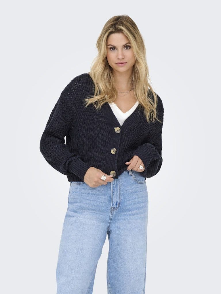 ONLY Carol Nice L/S Knit  Cardigan | Night Sky