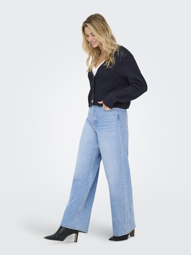 ONLY Carol Nice L/S Knit  Cardigan | Night Sky