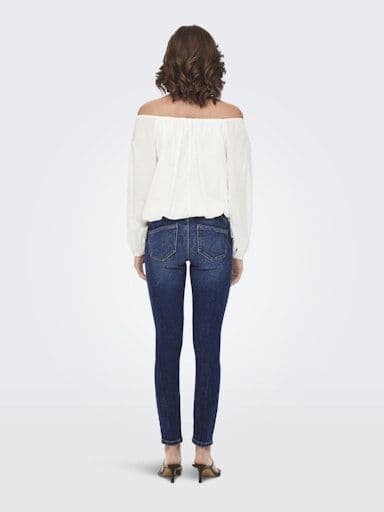 ONLY Daisy Reg Push Up Skinny  Ankle | Dark Blue