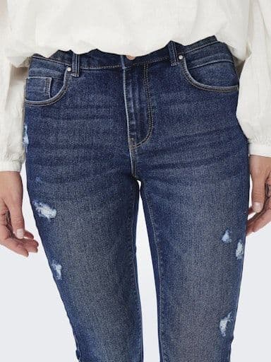 ONLY Daisy Reg Push Up Skinny  Ankle | Dark Blue