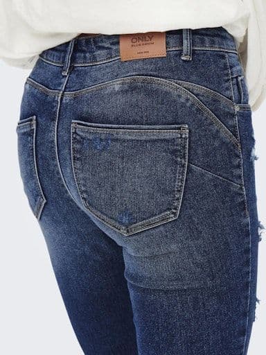 ONLY Daisy Reg Push Up Skinny  Ankle | Dark Blue
