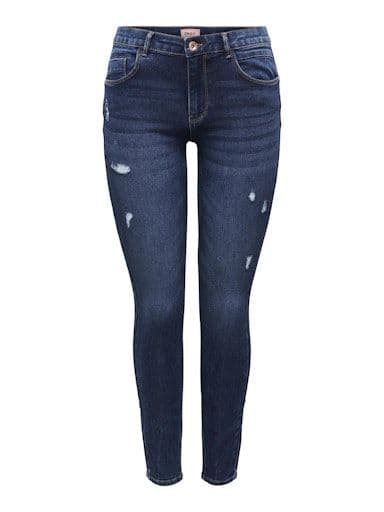 ONLY Daisy Reg Push Up Skinny  Ankle | Dark Blue