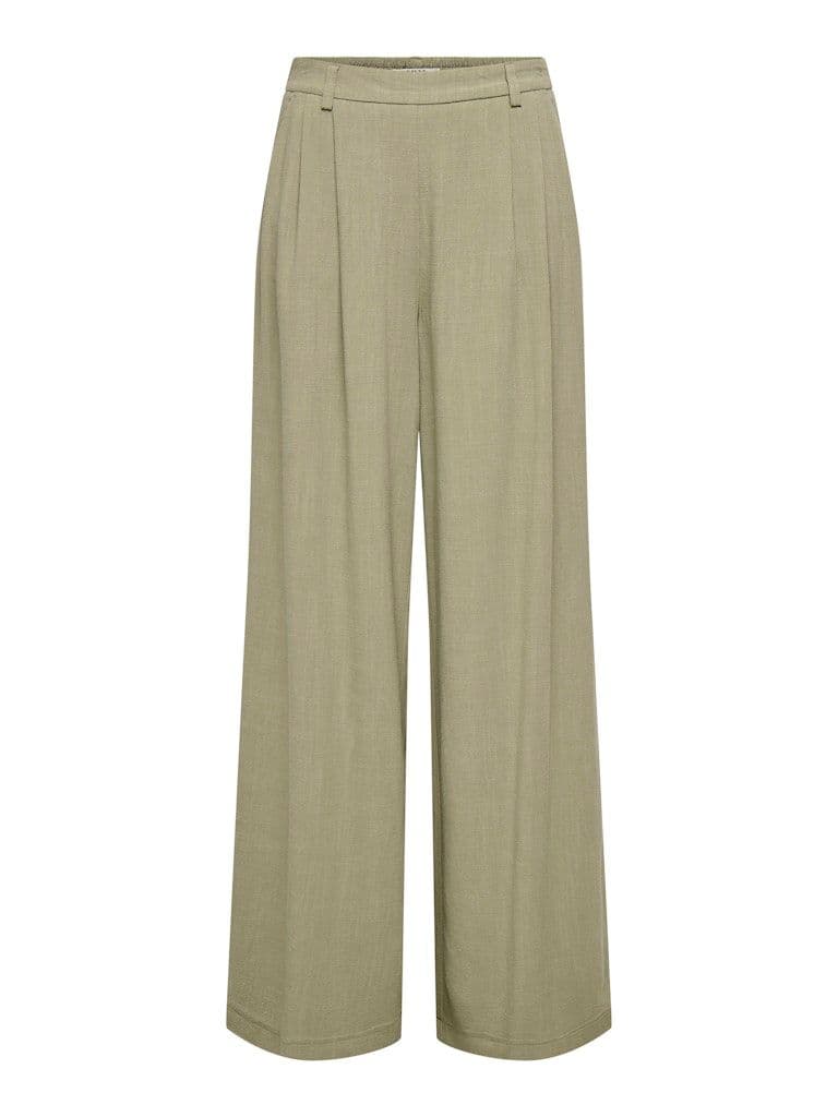 ONLY Emmia-Siesta MW Linen Pants | Green