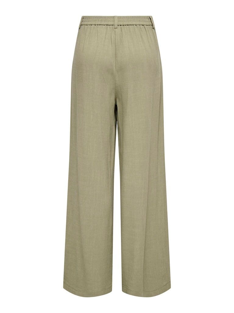 ONLY Emmia-Siesta MW Linen Pants | Green