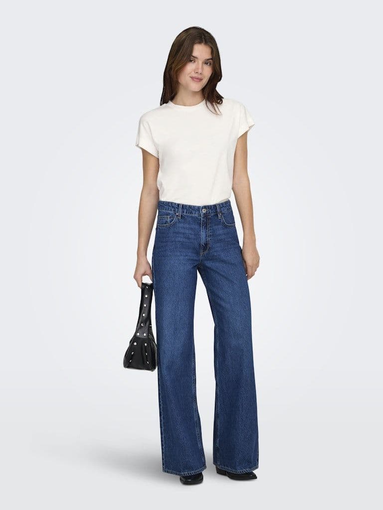 ONLY  Erica S/S Top | Cloud Dancer