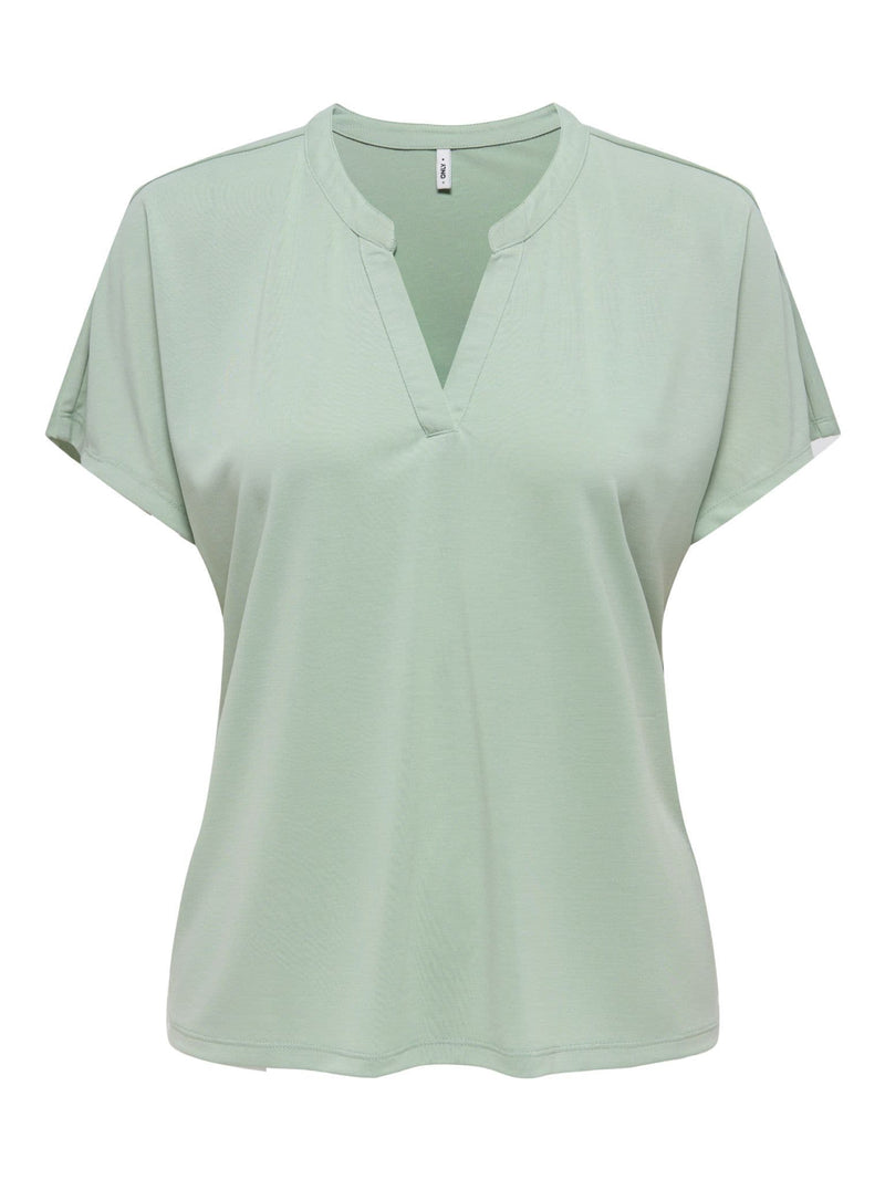 ONLY Free S/S Split Top | Jade