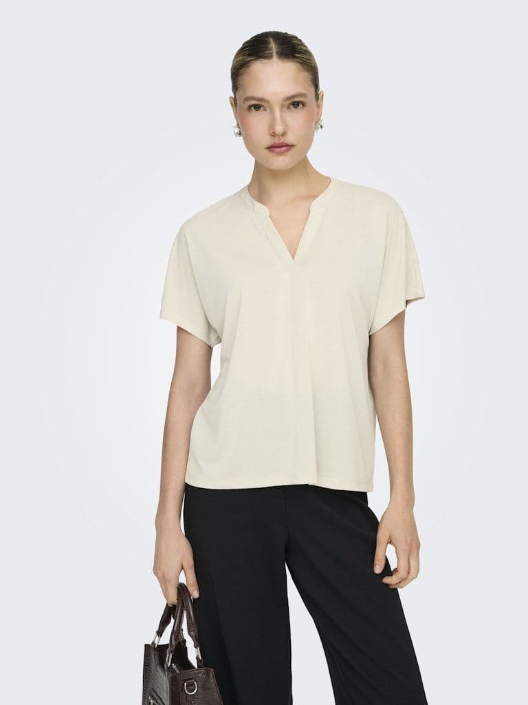 ONLY Free S/S Split Top | Pumice Stone