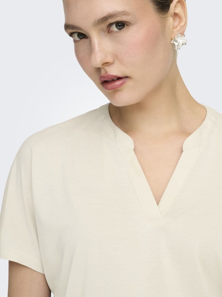 ONLY Free S/S Split Top | Pumice Stone