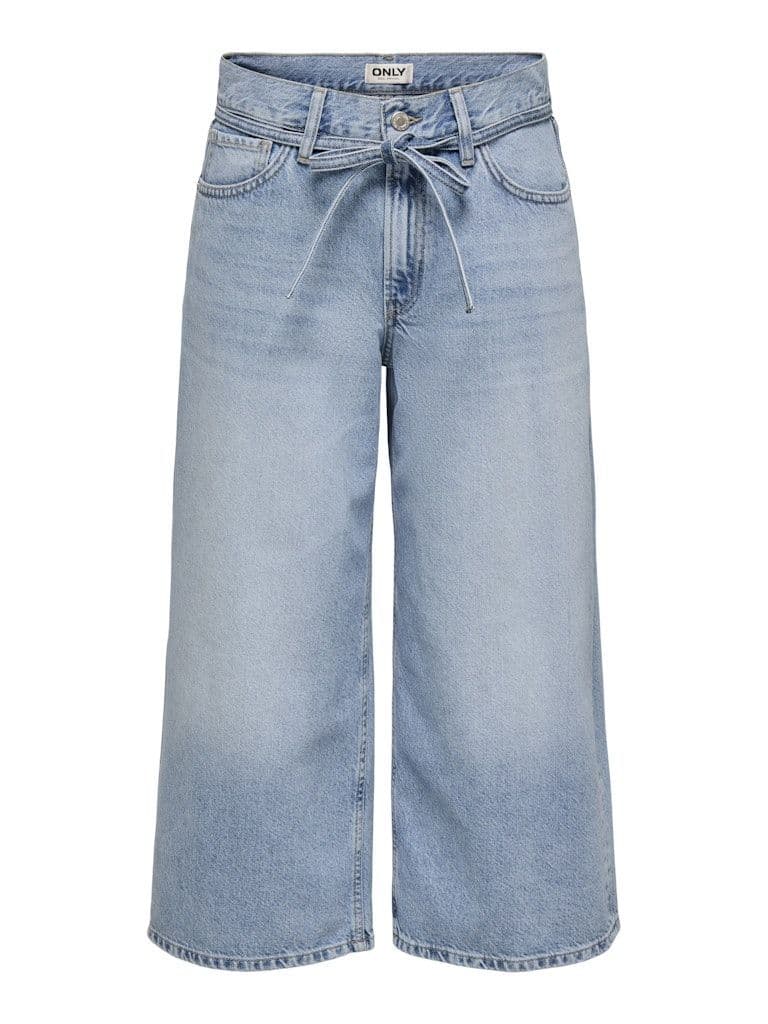 ONLY  Gianna MW Culotte Denim | Med Blue