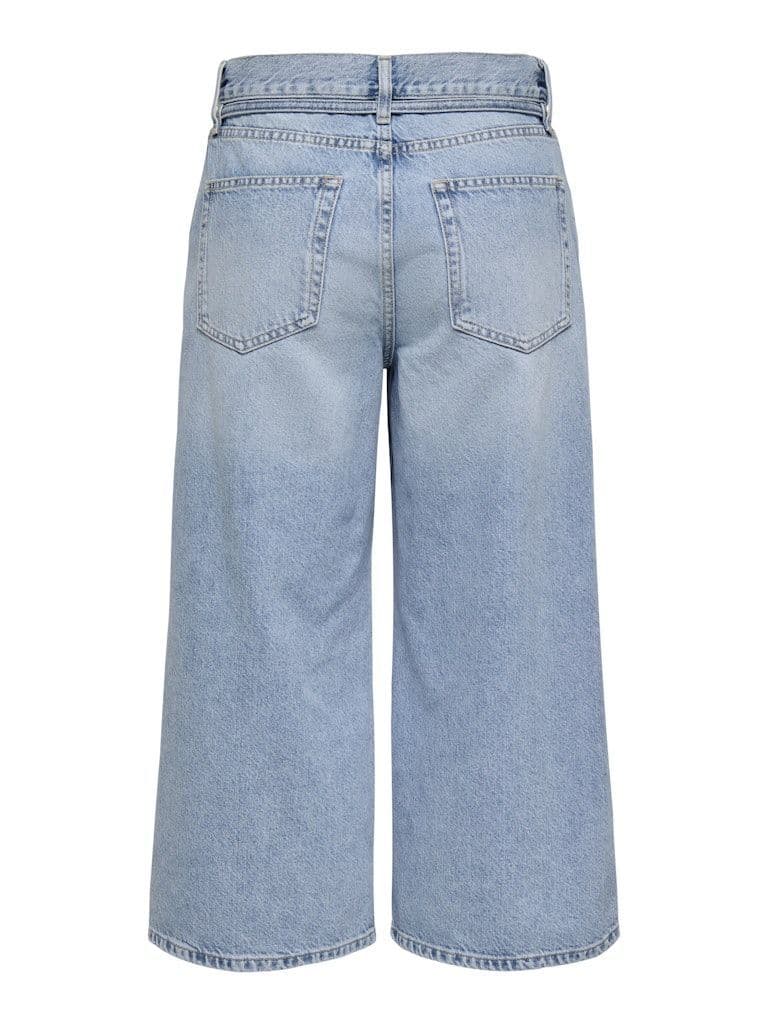 ONLY  Gianna MW Culotte Denim | Med Blue