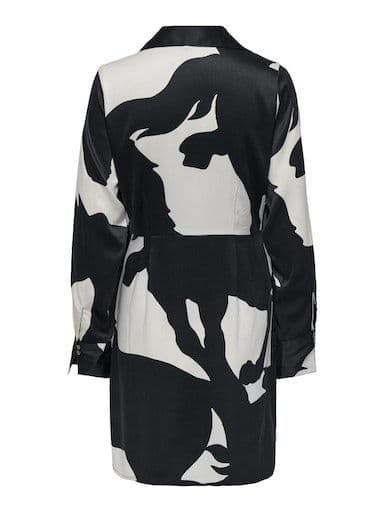 ONLY Jane Life L/S ISA Dress| Black Print