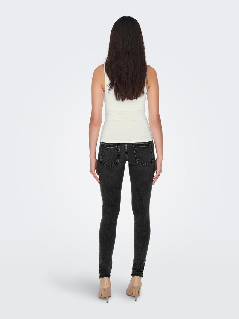 ONLY Lea S/L 2-Ways Fit Top Cloud Dancer