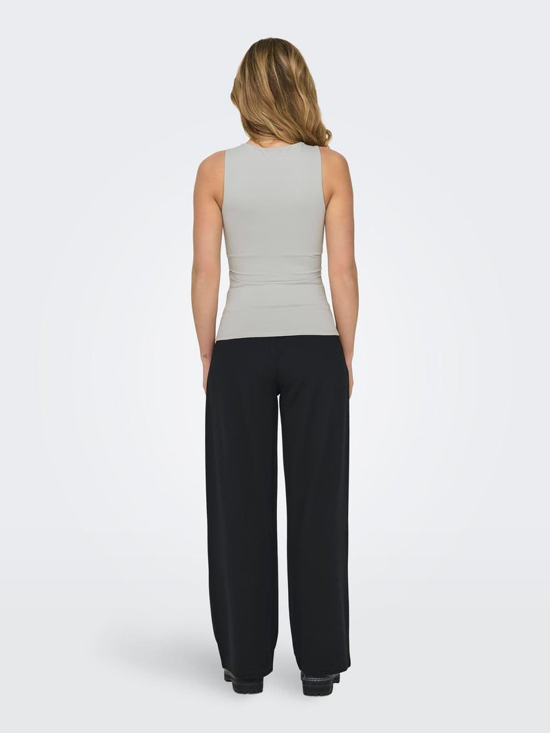 ONLY Lea S/L 2-Ways Fit Top | Mist