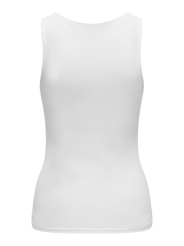 ONLY Lea S/L 2-Ways Fit Top | White