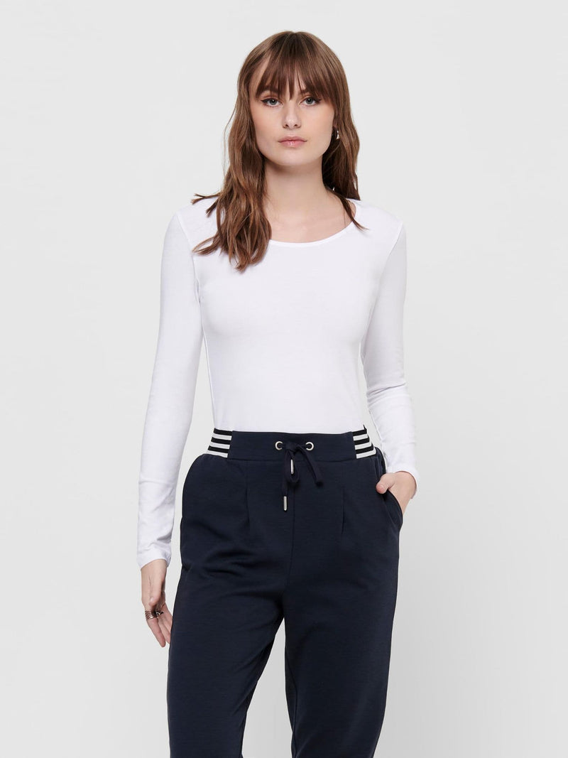 ONLY Live Love LS Top |White 15204712