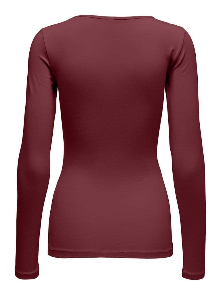 ONLY Live Love LS Top |Wine